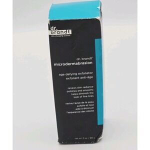DR. BRANDT MICRODERMABRASION 2oz AGE DEFYING EXFOLIATOR NIB